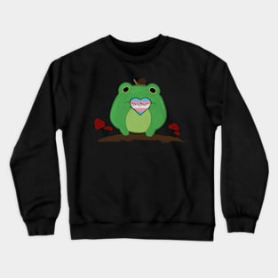 Pronoun Frog She Her Trans Crewneck Sweatshirt